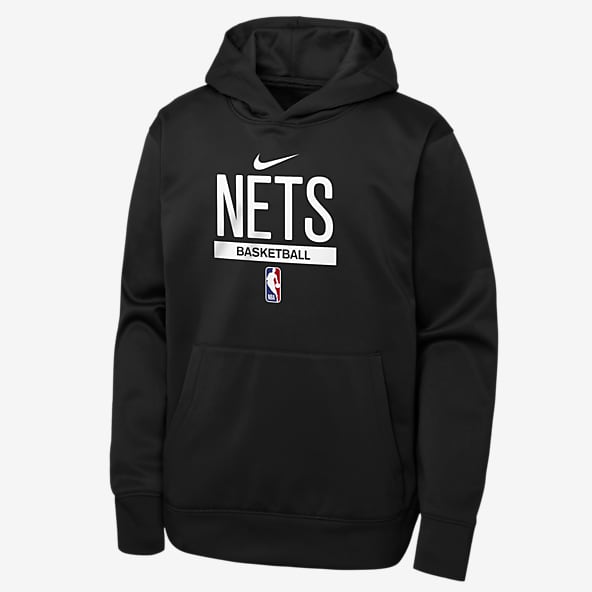 Big Kids XS XL Brooklyn Nets Hoodies. Nike